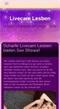Mobile Screenshot of livecamlesben.com